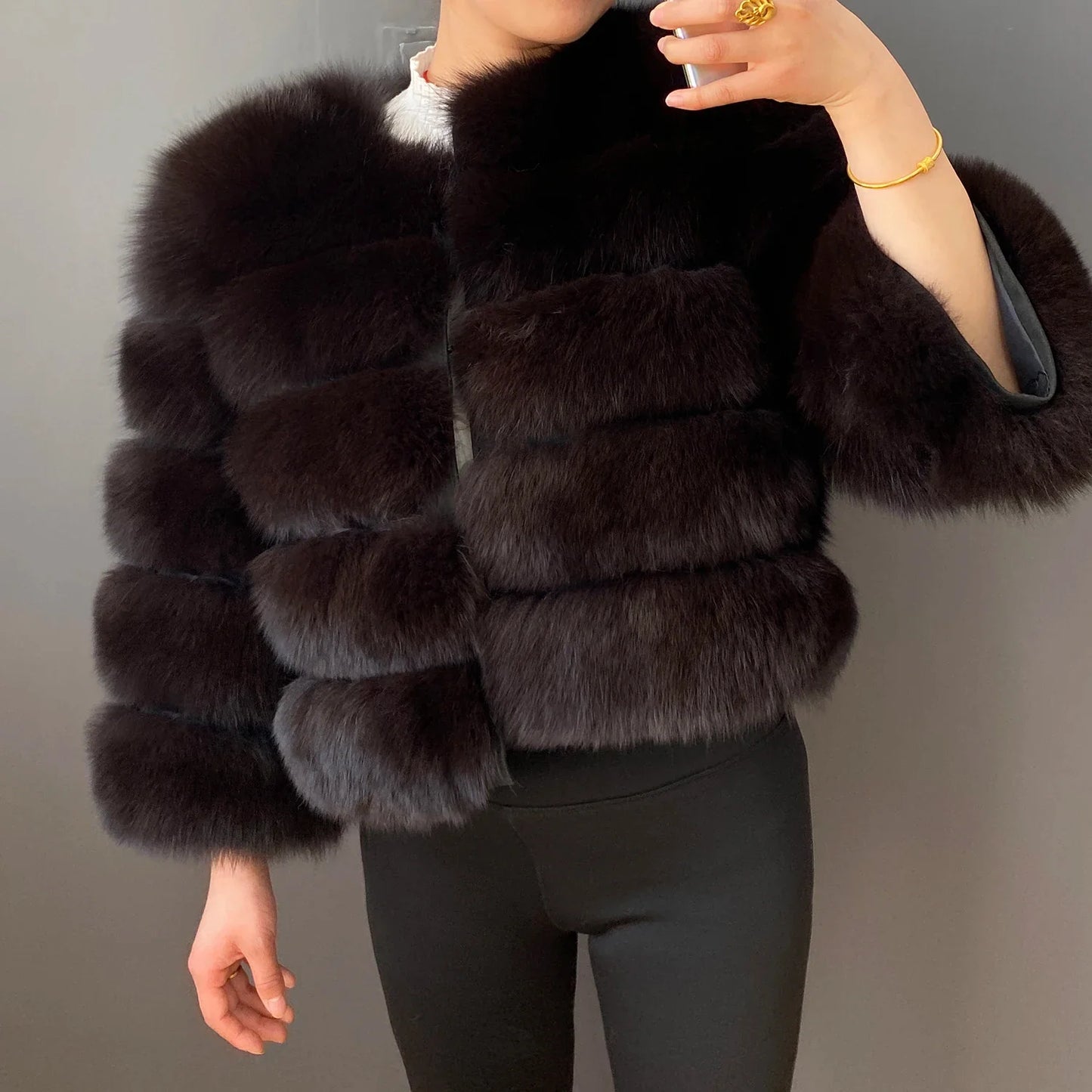 Fur coat