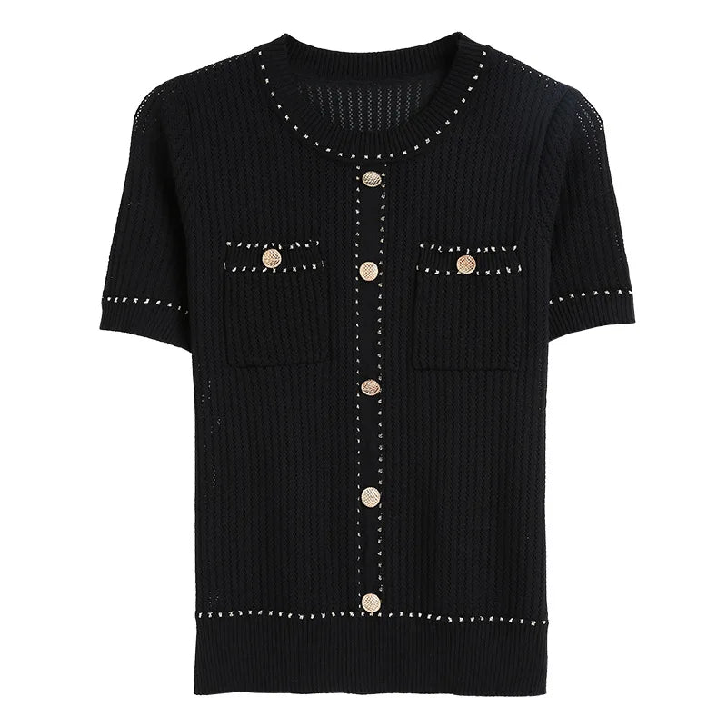 Black Knit top
