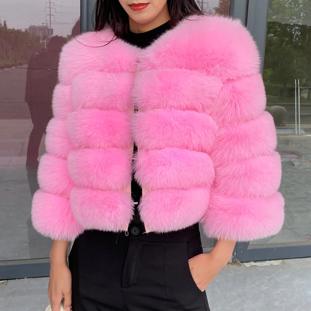 Fur coat