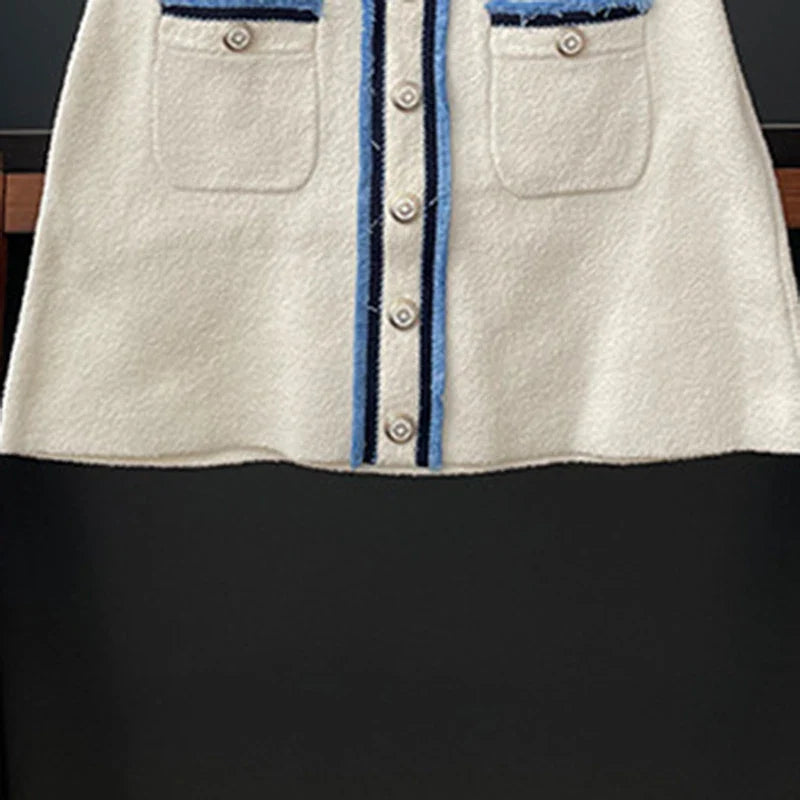 Sandro set - white & blue
