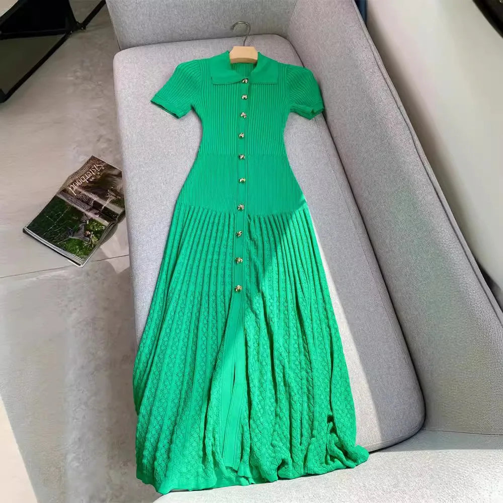 Sandro - long knit dress